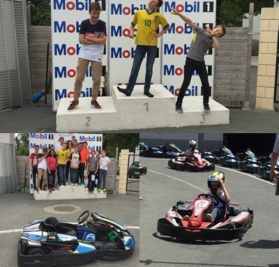 Sortie karting avec les 5ème-4ème de l’AS du collège