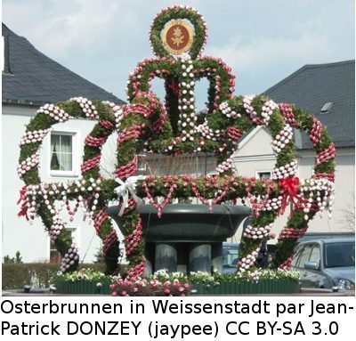 Osterbrunnen in Weissenstadt par Jean-Patrick DONZEY (jaypee) CC BY-SA 3.0