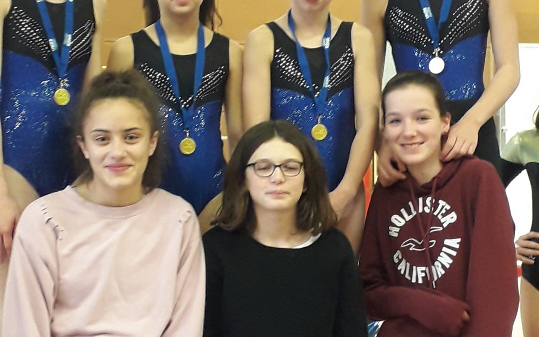 L’équipe du collège championne départementale de Gymnastique