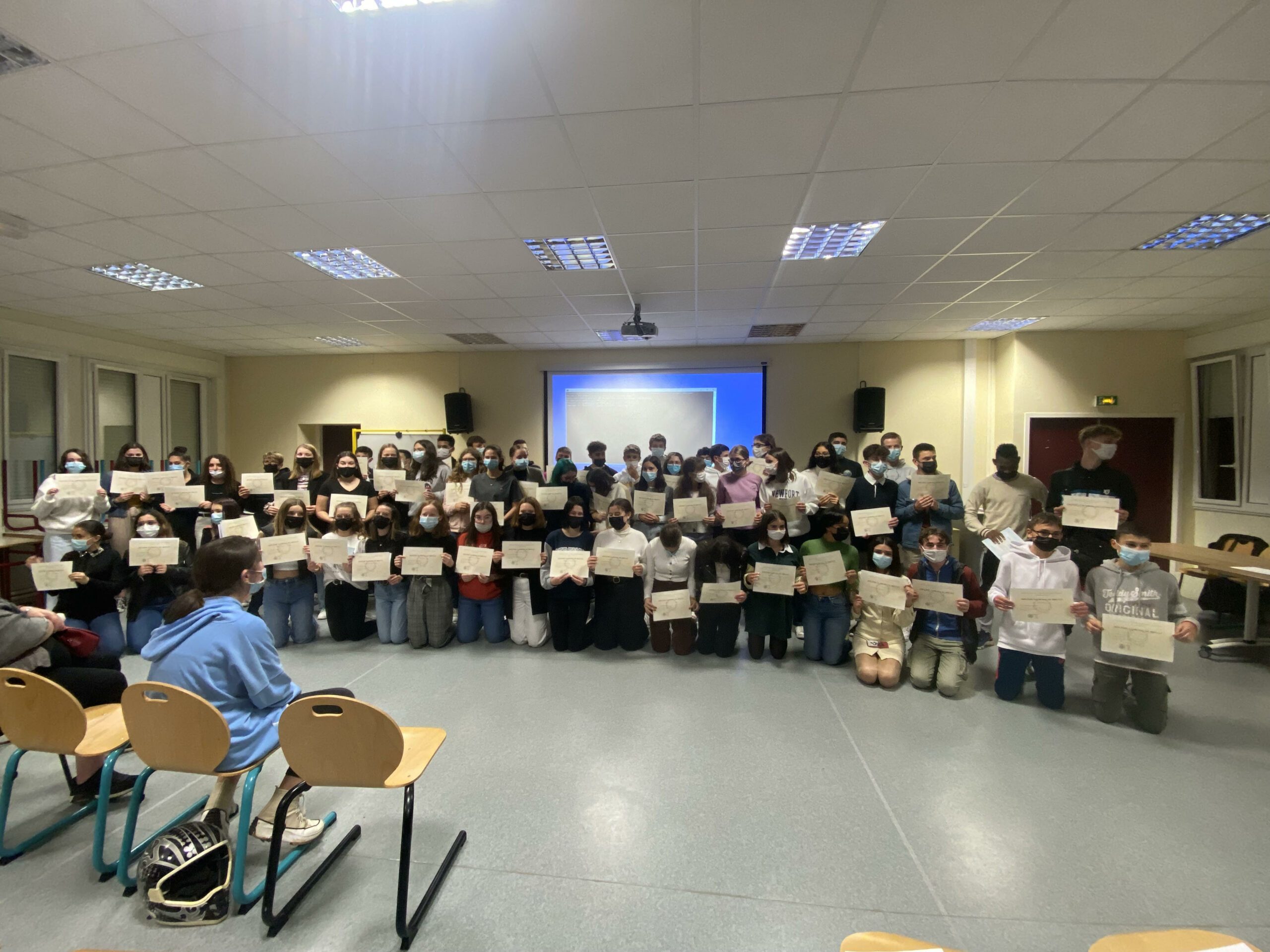 Remise des diplômes du DNB et du CFG Collège Rene