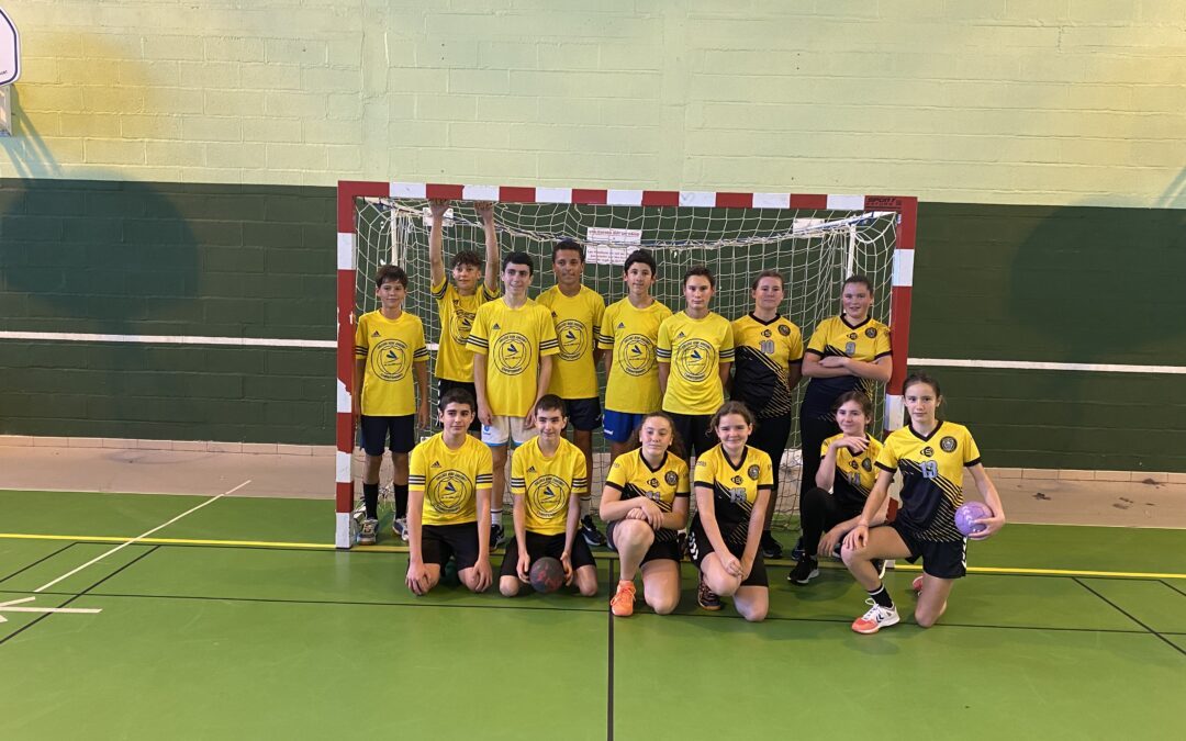 Nos deux équipes championnes de district de handball