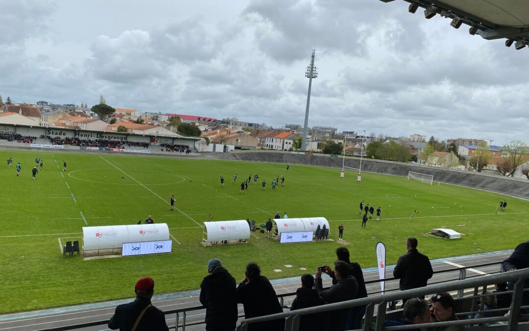 Participation à un entrainement du club de Rugby de La Rochelle
