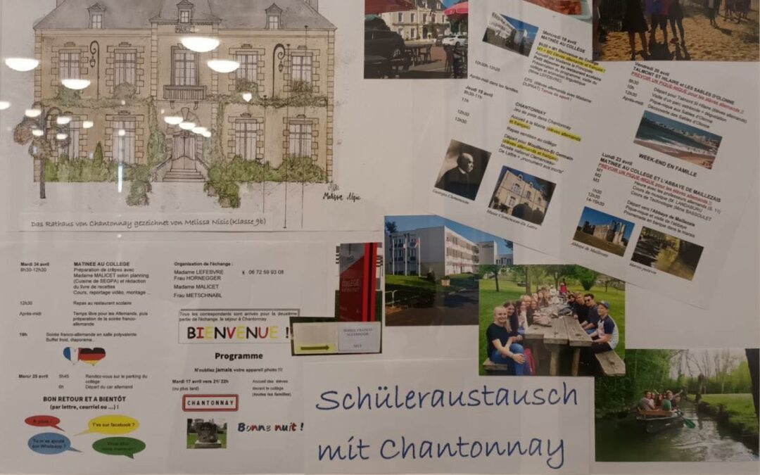 Le coin de Chantonnay au collège  allemand